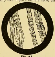 Picture 7 of 16 from Fabric analysis; covering wool, worsted, silk, cotton, artificial silk, etc. from fiber to finished fabric (1920), leaf 73
