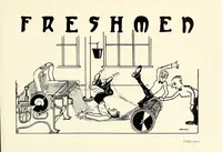 An illustration from The Fabricator : New Bedford Textile School yearbook (1925)