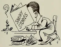 An illustration from The Fabricator : New Bedford Textile School yearbook (1928)