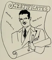 An illustration from The Fabricator : New Bedford Textile School yearbook (1930)