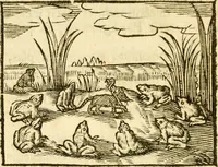 An illustration from Fabulae Aesopi graecaè et latinè, nunc denuo selectae (1672)