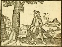 An illustration from Fabulae Aesopi graecaè et latinè, nunc denuo selectae (1672)