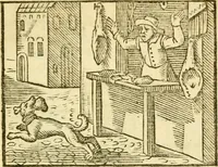 An illustration from Fabulae Aesopi graecaè et latinè, nunc denuo selectae (1672)