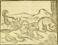 An illustration from Fabulae Aesopi graecaè et latinè, nunc denuo selectae (1672)