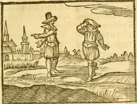 An illustration from Fabulae Aesopi graecaè et latinè, nunc denuo selectae (1672)