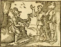 An illustration from Fabulae Aesopi graecaè et latinè, nunc denuo selectae (1672)