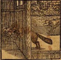 An illustration from Fabulae c. Aesopicae (1590)