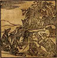 An illustration from Fabulae c. Aesopicae (1590)