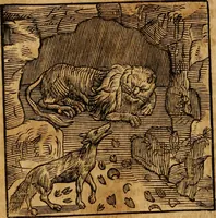 An illustration from Fabulae c. Aesopicae (1590)