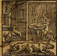 An illustration from Fabulae c. Aesopicae (1590)