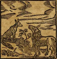 An illustration from Fabulae c. Aesopicae (1590)