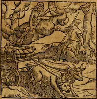 An illustration from Fabulae c. Aesopicae (1590)