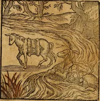 An illustration from Fabulae c. Aesopicae (1590)