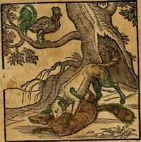 An illustration from Fabulae c. Aesopicae (1590)