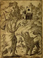 Picture 52 of 101 from Fabvlae centvm ex antiqvis avctoribvs delectae et a Gabriele Faerno Cremonensi carminibvs explicatae (1564), leaf 109