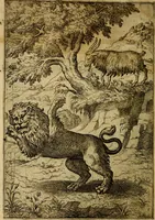 An illustration from Fabvlae centvm ex antiqvis avctoribvs delectae et a Gabriele Faerno Cremonensi carminibvs explicatae (1564)
