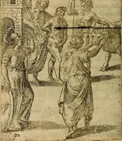 Picture 93 of 101 from Fabvlae centvm ex antiqvis avctoribvs delectae et a Gabriele Faerno Cremonensi carminibvs explicatae (1564), leaf 189