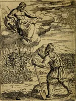 An illustration from Fabvlae centvm ex antiqvis avctoribvs delectae et a Gabriele Faerno Cremonensi carminibvs explicatae (1564)