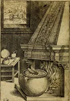 An illustration from Fabvlae centvm ex antiqvis avctoribvs delectae et a Gabriele Faerno Cremonensi carminibvs explicatae (1564)