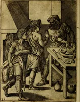 Picture 31 of 101 from Fabvlae centvm ex antiqvis avctoribvs delectae et a Gabriele Faerno Cremonensi carminibvs explicatae (1564), leaf 67