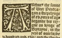 An illustration from Fabyans cronycle : newly prynted : wyth the cronycle, actes, and dedes done in the tyme of the reygne of the moste excellent prynce Kynge Henry the vii, father vnto our most drad souerayne lord Kynge Henry the viii (1533)