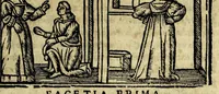 An illustration from Facetie di Poggio firorentino : historiate, nuouamente ristampate, & con somma diligentia reuiste et corrette (1547)