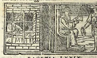 Picture 7 of 17 from Facetie di Poggio firorentino : historiate, nuouamente ristampate, & con somma diligentia reuiste et corrette (1547), leaf 52