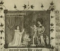 Picture 1 of 27 from Fac-similé de livres copiés et enluminés pour le roi Charles V. : souvenir de la journée du 8 mars 1903 (1903), leaf 20
