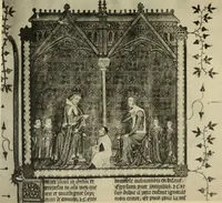 Picture 10 of 27 from Fac-similé de livres copiés et enluminés pour le roi Charles V. : souvenir de la journée du 8 mars 1903 (1903), leaf 42