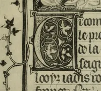 Picture 24 of 27 from Fac-similé de livres copiés et enluminés pour le roi Charles V. : souvenir de la journée du 8 mars 1903 (1903), leaf 54