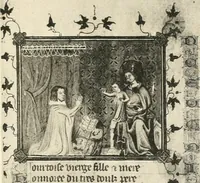 Picture 1 of 14 from Fac-similé de livres copiés et enluminés pour le roi Charles V. : souvenir de la journée du 8 mars 1903 offert à ses amis (1903), leaf 26