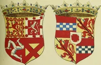 An illustration from Fac simile of an ancient heraldic manuscript (1822)