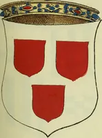 An illustration from Fac simile of an ancient heraldic manuscript (1822)