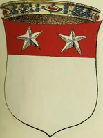 An illustration from Fac simile of an ancient heraldic manuscript (1822)