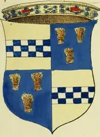 An illustration from Fac simile of an ancient heraldic manuscript (1822)