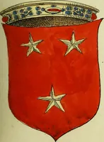 An illustration from Fac simile of an ancient heraldic manuscript (1822)