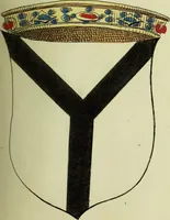An illustration from Fac simile of an ancient heraldic manuscript (1822)