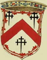 An illustration from Fac simile of an ancient heraldic manuscript (1822)