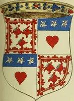 An illustration from Fac simile of an ancient heraldic manuscript (1822)