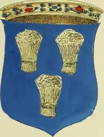 An illustration from Fac simile of an ancient heraldic manuscript (1822)