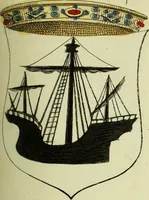 An illustration from Fac simile of an ancient heraldic manuscript (1822)