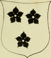 An illustration from Fac simile of an ancient heraldic manuscript (1822)