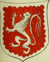 An illustration from Fac simile of an ancient heraldic manuscript (1822)
