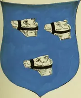 An illustration from Fac simile of an ancient heraldic manuscript (1822)