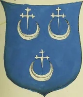 An illustration from Fac simile of an ancient heraldic manuscript (1822)