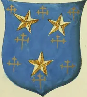 An illustration from Fac simile of an ancient heraldic manuscript (1822)