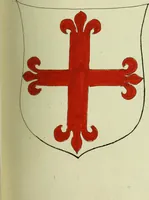 An illustration from Fac simile of an ancient heraldic manuscript (1822)