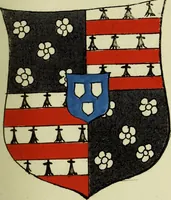 An illustration from Fac simile of an ancient heraldic manuscript (1822)