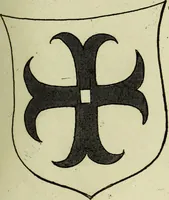 An illustration from Fac simile of an ancient heraldic manuscript (1822)