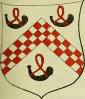 An illustration from Fac simile of an ancient heraldic manuscript (1822)